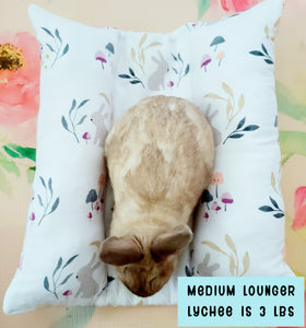 Design Your Own 100% Cotton Lychee's Lounger in 3 Sizes - Small, Med or Large (Temporary Item)